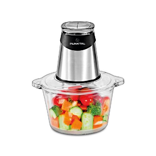 PICADORA DE ALIMENTOS PUNKTAL 500 WATTS 1.8 LTS. BOWL VIDRIO PK-12300A Marca: PUNKTAL