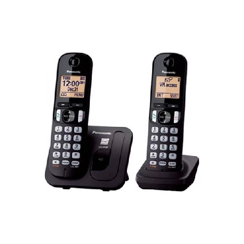 Teléfono inalámbrico doble base con identificador de llamadas Panasonic KXTGC212