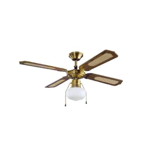 Ventilador de techo con luz James Bronce