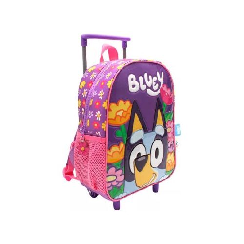 Mochila Bluey Original Con Carrito 