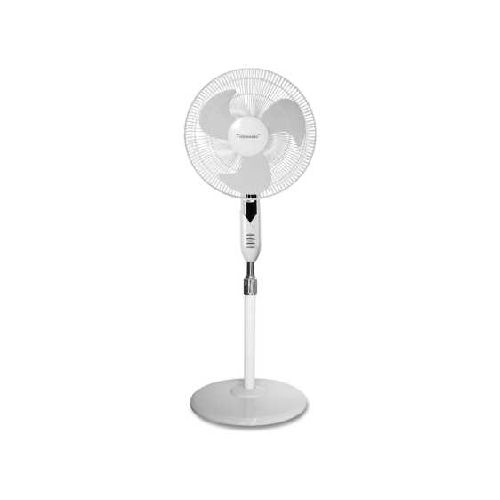 Ventilador De Pie Telesonic Vpo316-12rc Con 3 Aspas Kanata 