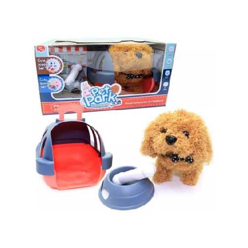 Peluche Perro Que Ladra Y Camina Con Accesorios Mundo Kanata 