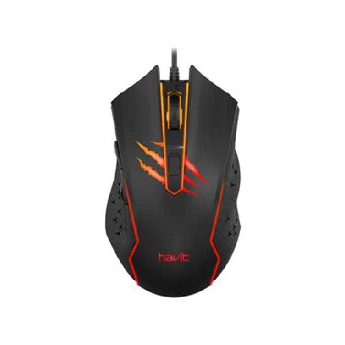 Mouse Gamer Gaming Havit Hv-ms1027 2400dpi 6 Botones Negro 