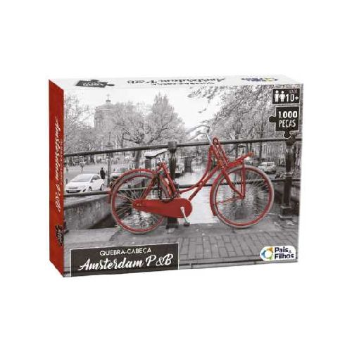 Juego Caja Puzzle 1000 Pcs Amsterdam Mundo Kanata 