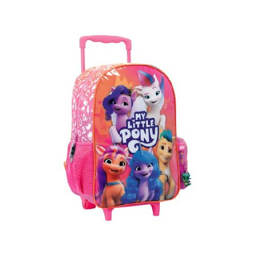 Mochila 16 Carro My Little Pony Wabro Color Rosa 