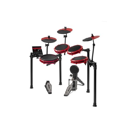 Batería Electrónica Alesis Nitro Max Kit Special Edition Red