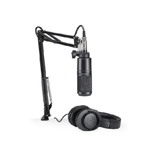 Pack Para Streaming Audio Technica Mic 2020 Y Auricular M20x