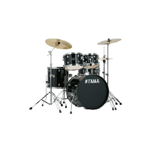 Batería Tama Rhythm Mate Rm50yh5cbk Black Con Hardware Y Platillos