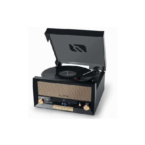 Minicomponente Muse Mt110b Para Cd Y Vinilo Bt