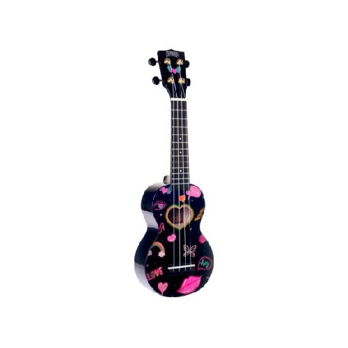 Ukelele Mahalo Ma1 Diseño Corazón Color Negro