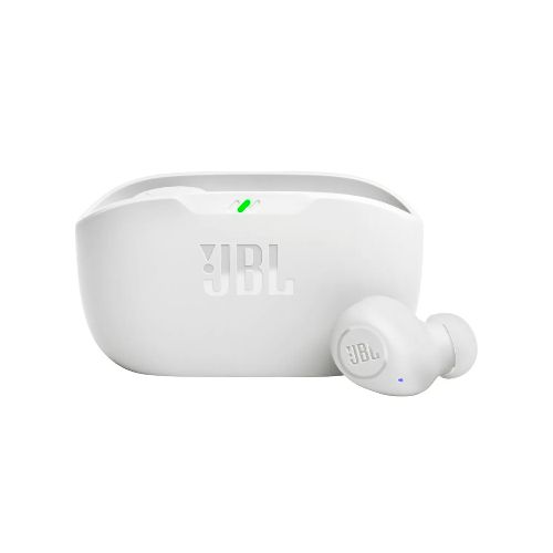 Audifonos Jbl Wave Buds Tws Auriculares Intraaurales True Wi Color Blanco