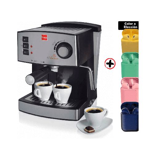 Cafetera Cuo4090 Cuori Aroma Automática + Auriculares Inalámbricos