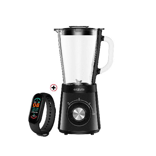 Licuadora Enxuta 1,5 Litros Vaso De Vidrio 500w + Smartwatch