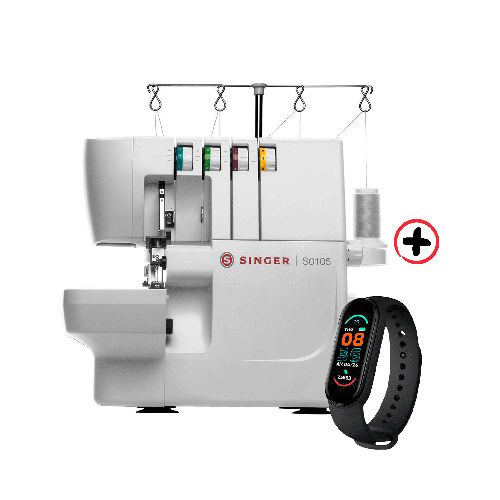 Máquina De Coser Overlock Singer S0105/100 + Smartwatch bde