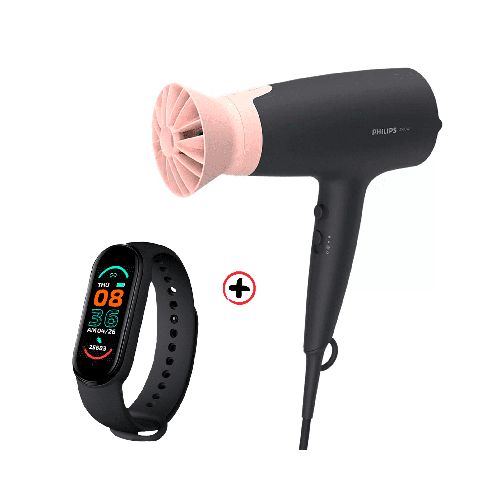 Secador De Pelo Philips 3000 Series Bhd350/10 + Smartwatch