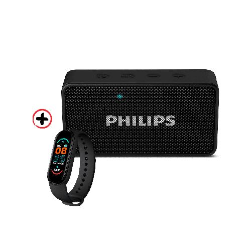 Parlante Inalambrico Bt60bt Philips + Smartwatch Bde