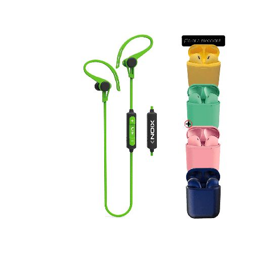 Auriculares Inalámbricos Xion Bluetooth Sport Manos Libres + Auriculares inalambricos