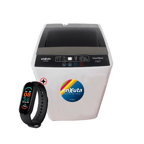 Lavarropas Automático Enxuta Lenx20660 Blanco 6kg 220 + Smartwatch