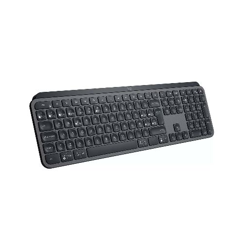 Teclado Bluetooth Logitech Master Series Mx Keys Qwerty Español España Color Grafito