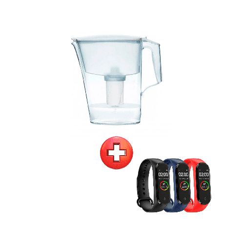 Jarra Purificador Agua Con Filtro Aqua Optima + Smartwatch