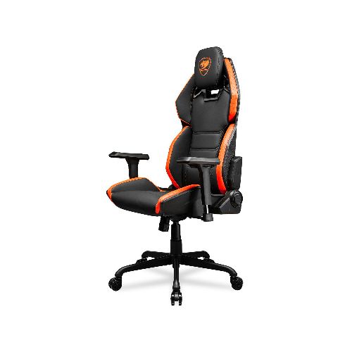 Silla Gamer Cougar Hotrod Orange Ergonomica Cuero Sintético