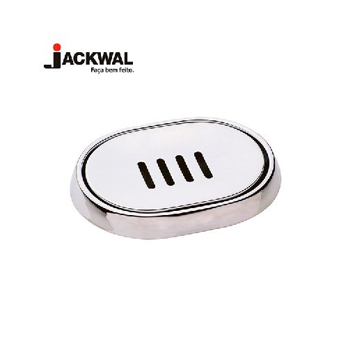 JABONERA Mesa Oval Cromo Jackwal 13cm x 10cm