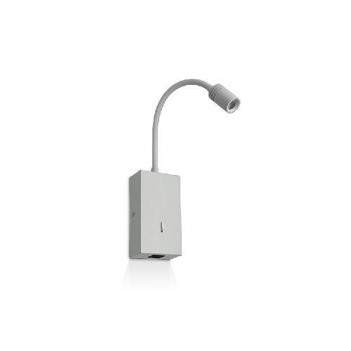 APLIQUE Velador LED Blanco 3 Watts c/USB 7x14x22cm h