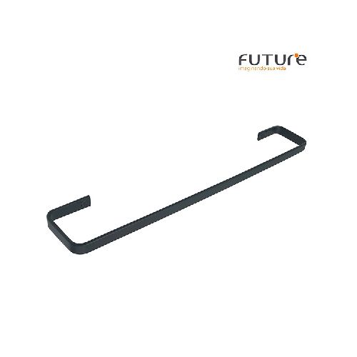 TOALLERO de pared 45cm Negro Mate FUTURE 7x45x1,5cm H Evoluzione