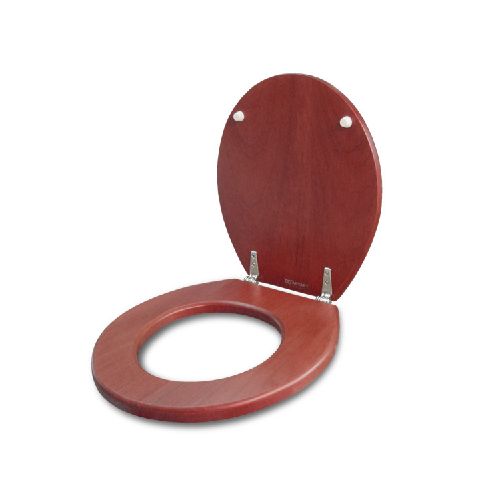 TAPA WC Madera H/Metal Red.Cedro Rojiza