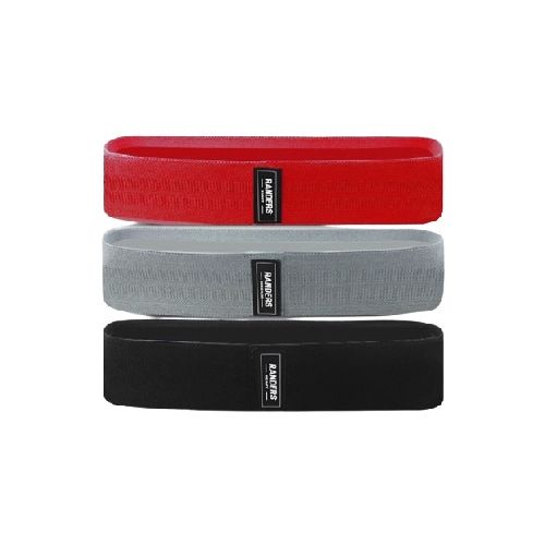 Set de 3 bandas elásticas Randers - Rojo, Gris, Negro - MegaSystem Tienda  