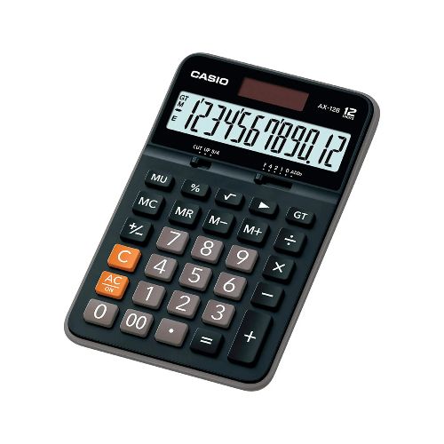 Calculadora de Escritorio Casio AX-12B Pantalla Grande - MegaSystem Tienda  