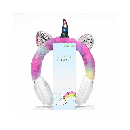 Bonitos auriculares Inalámbricos rosas con cable, auriculares de música con micrófono, ordenador, teléfono, orejeras frías/cálidas para invierno, regalo para niños - MegaSystem Tienda  