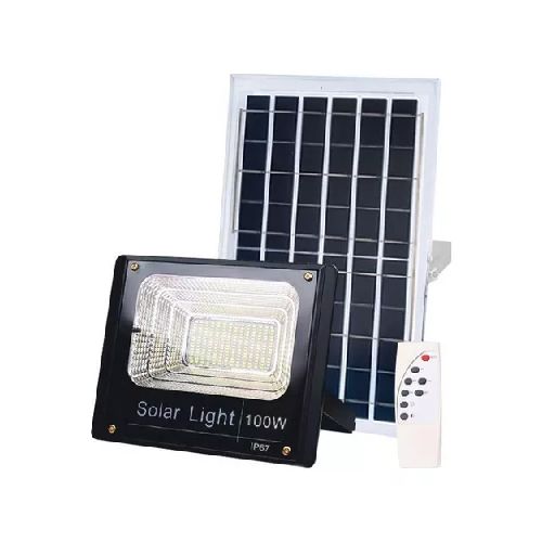 Foco Solar Led 100w Patio Jardin Calles Exterior Resistente ip67 - MegaSystem Tienda  