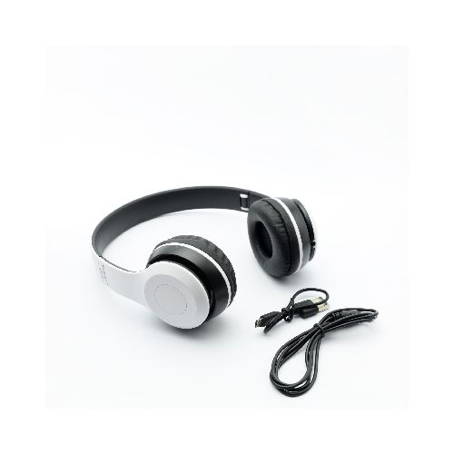 Auriculares Bluetooth P47 / MicroSD / AUX / FM COLOR BLANCO - MegaSystem Tienda  