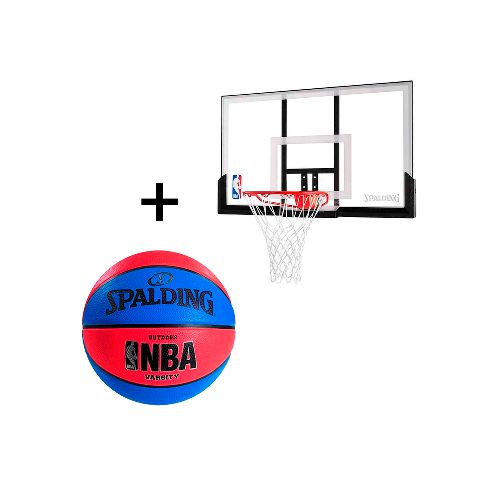 Tablero De Basketball Spalding Acrílico 54'' + Pelota - Mvd Sport