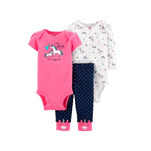 Conjunto 2 Bodys + Pantalón para Bebé Carters - Mvd Sport