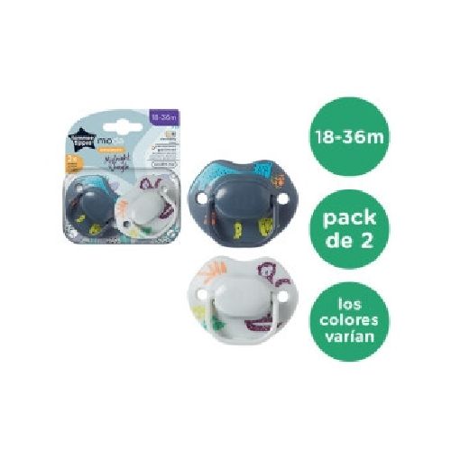 Chupete moda 18 a 36 M Pack x 2 Tommee Tippee  