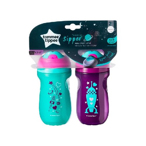 Vaso Térmico con Boquilla de silicona Pack x 2  Tommee Tippee   