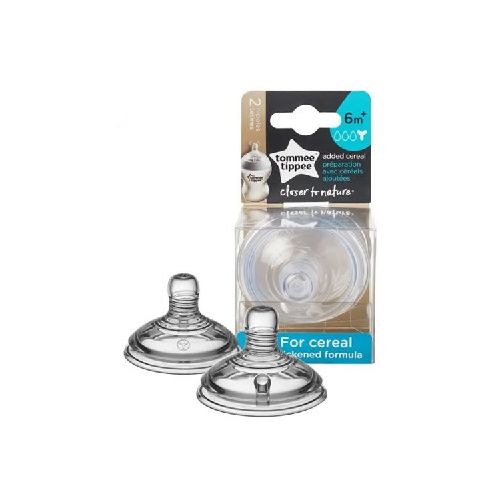 Tetinas de biberón 6 meses pack x 2 Tommee Tippee  