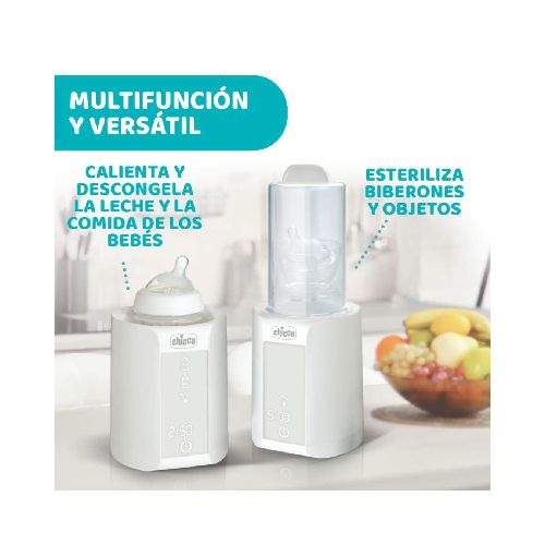 Calienta mamaderas + esterilizador chicco  