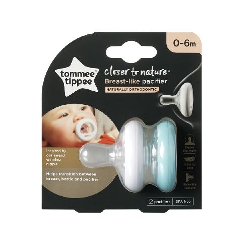 Chupete closer to Nature 0-6 meses pack x 2 Tommee Tippee  