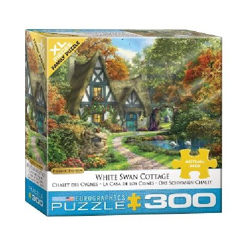 EUROGRAPHICS - PUZZLE DE 300 PIEZAS XL WHITE SWAN COTTAGE