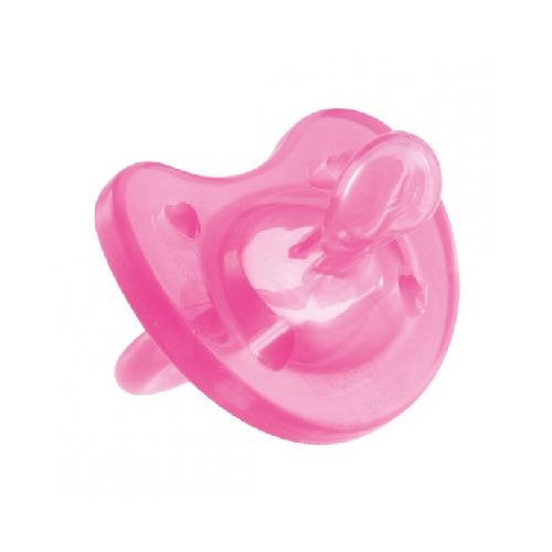 CHICCO - CHUPETE PHYSIO SOFT SIL. ROSADO 6-12M