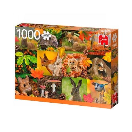 JUMBO - PUZZLE 1000 PIEZAS AUTUMN ANIMALS PREMIUM COLLECTION