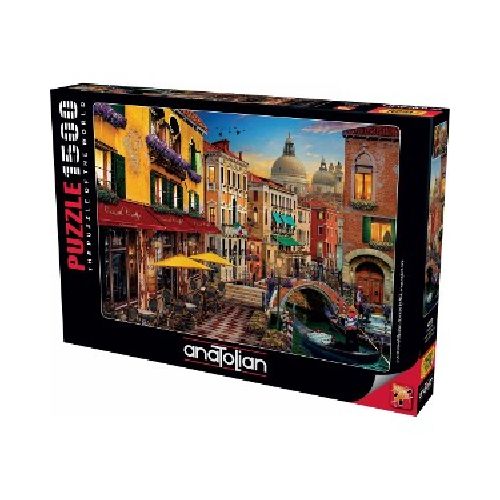 ANATOLIAN - PUZZLE 1500 PIEZAS CANAL CAFE VENICE