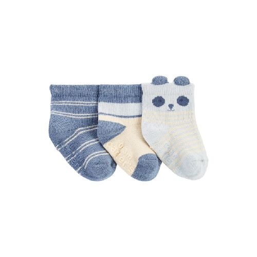 Set x3 medias carters celeste panda