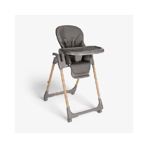 Silla de comer Olive deluxe KIKKABOO - grey