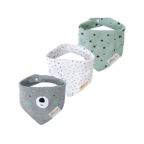 Set baberos bandana x3 OSO AQUA