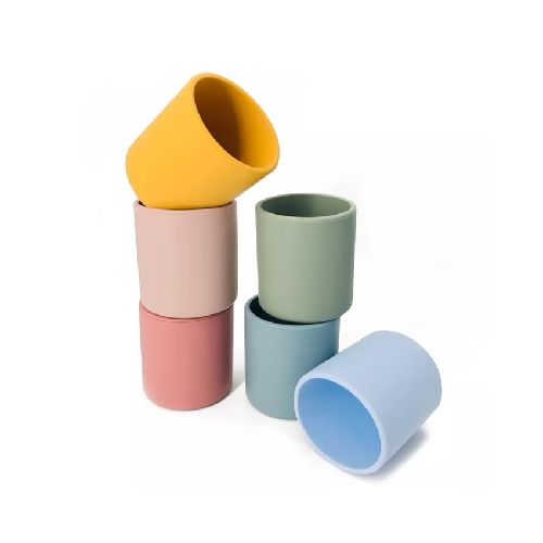 Vaso silicona BLW - varios colores