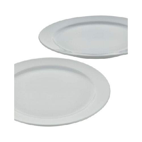 PLATO LLANO CERAMICA BLANCA 24CM H71